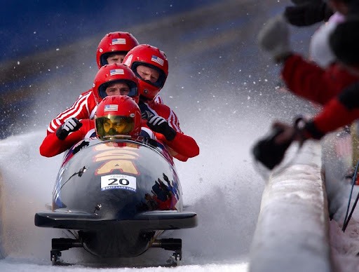 George Carlo Winter Olympics Monobob sledding